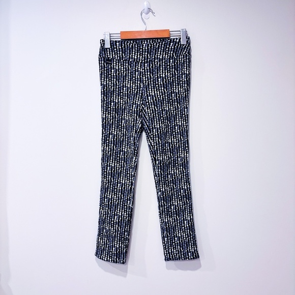 LISETTE Navy and white stretch skinny pants - Picture 3 of 8